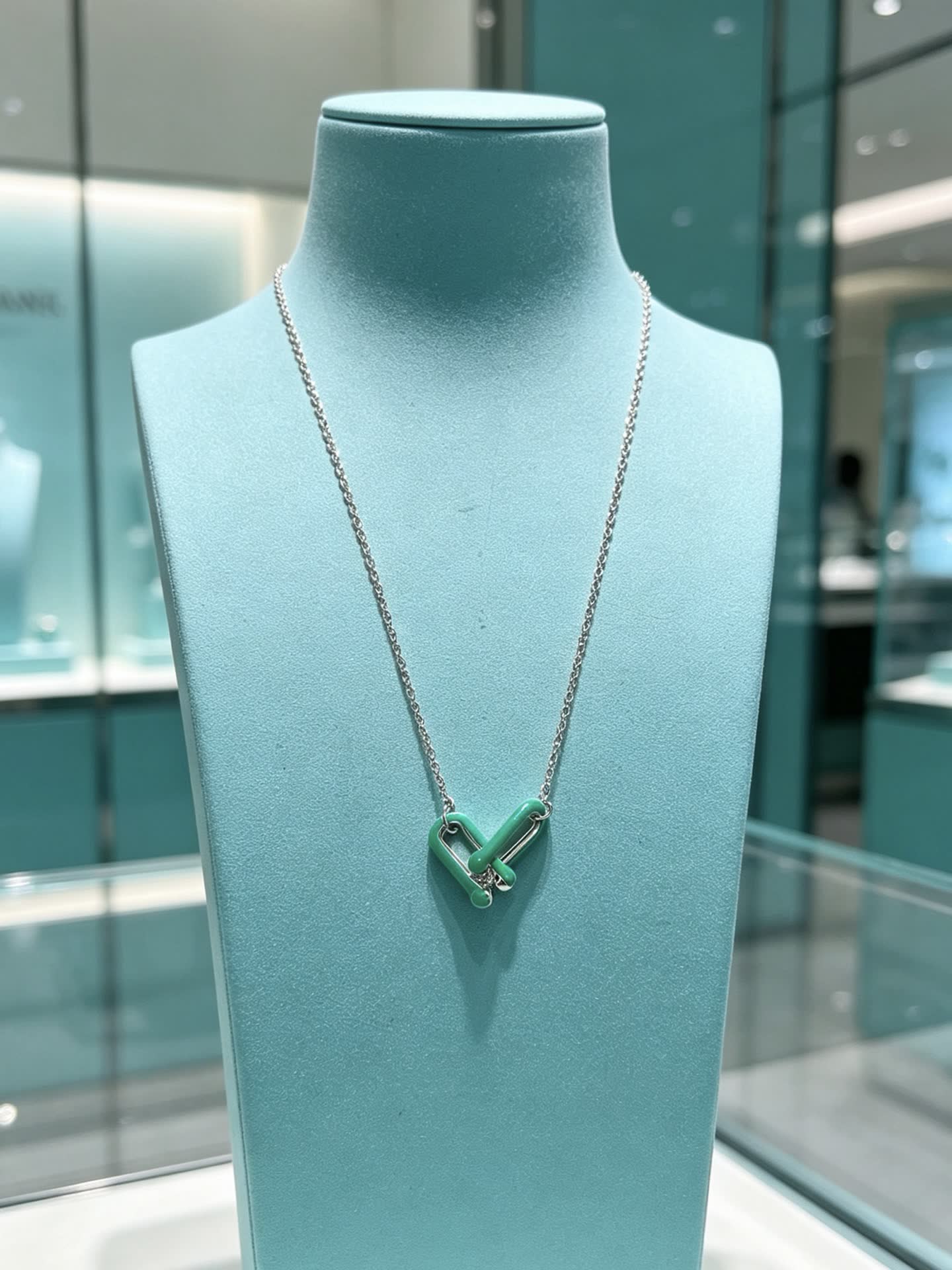 Tiffany & Co. Return to Tiffany Sterling Silver Heart Tag Necklace
